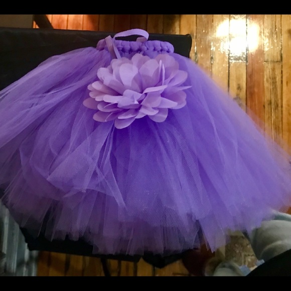 Super cute Purple tutu with headband - Picture 2 of 8